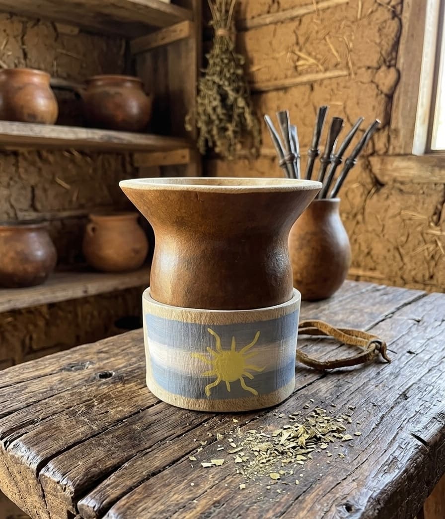 Mate artesanal listo para su curado