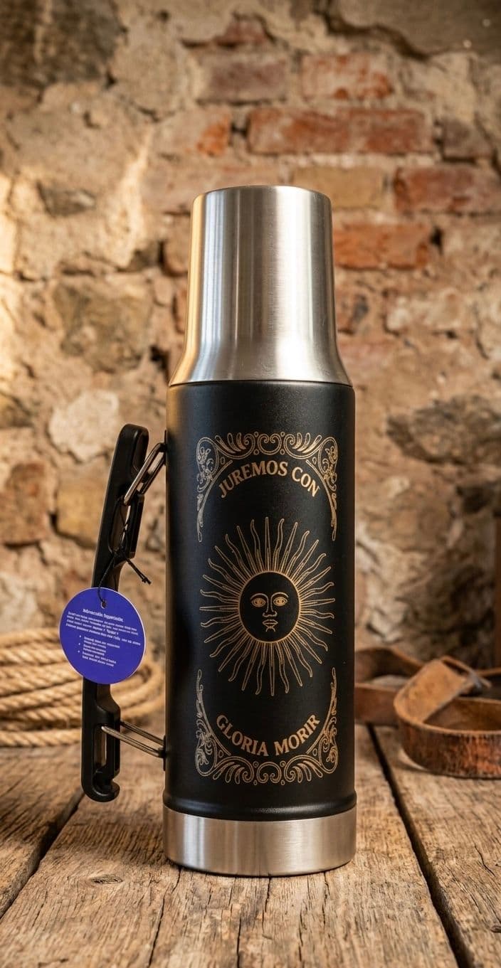 Detalle del termo matero